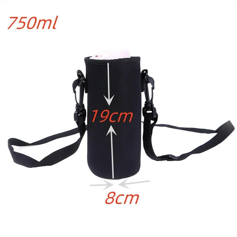 1pc 420-1500ML Sports Water Bottle Case Insulated Bag Neoprene Pouch Holder Sleeve Cover Carrier for Mug Bottle Cup