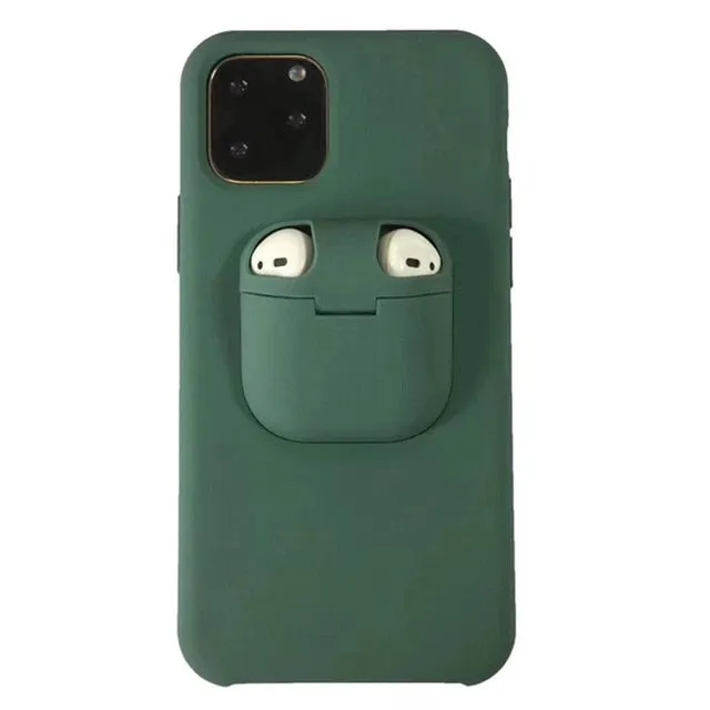 2 In 1 Silicone Phone Case for IPhones