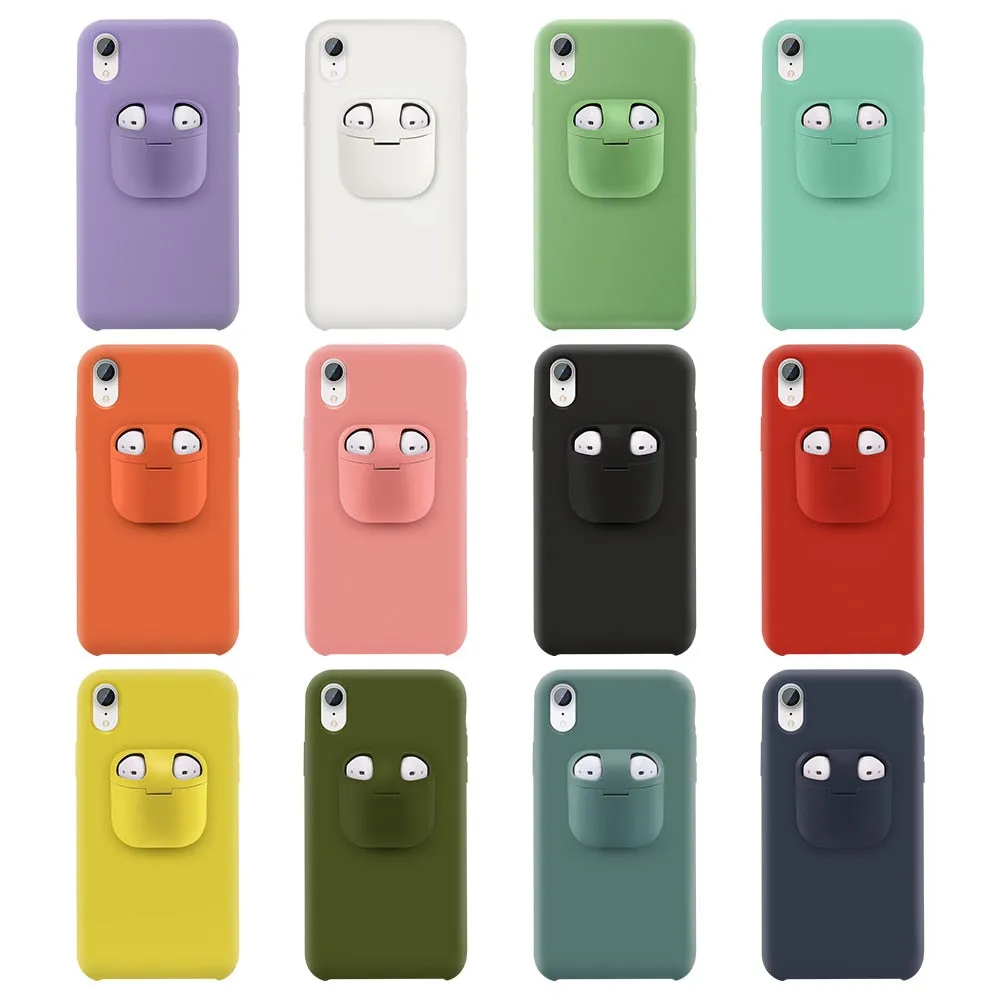 2 In 1 Silicone Phone Case for IPhones