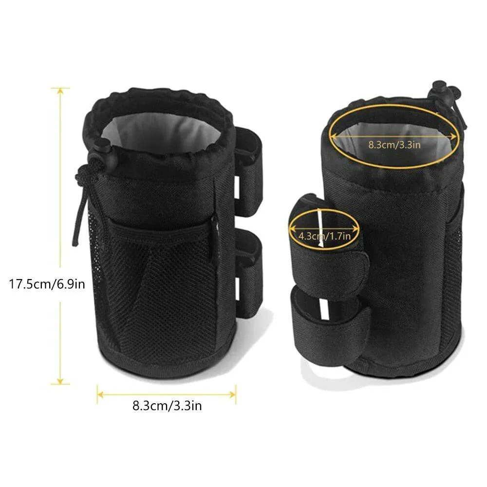 2L Outdoor Bike Water Bottle Bag Oxford Cloth Phone Storage Bag Outdoor Camping Bicycle Coffee Cup Holder Water Bottle Bag