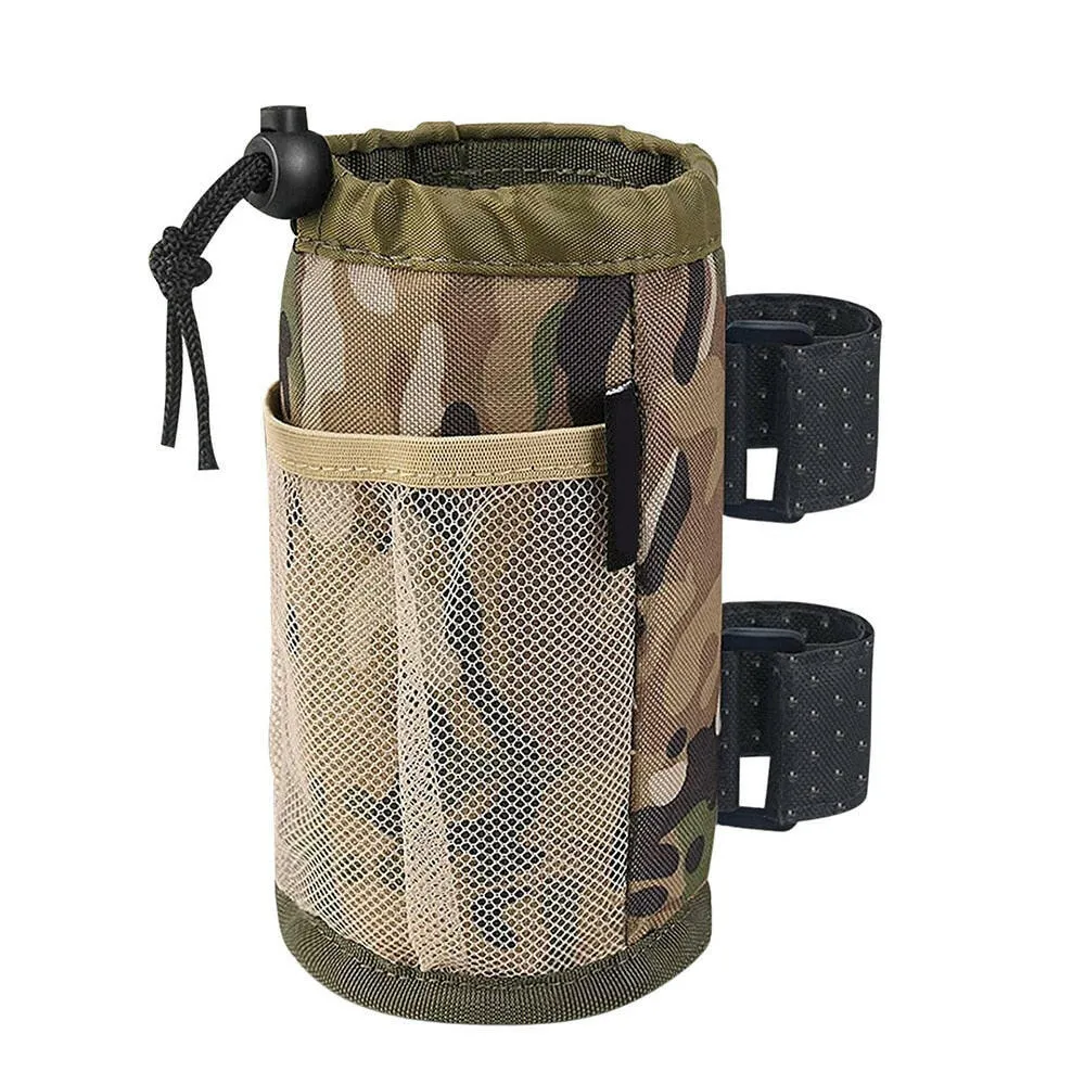 2L Outdoor Bike Water Bottle Bag Oxford Cloth Phone Storage Bag Outdoor Camping Bicycle Coffee Cup Holder Water Bottle Bag