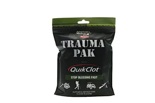 Adventure Medical Kits Trauma Pak First Aid Kit with QuikClot Sponge _Stock expiration date: 6/30/2025