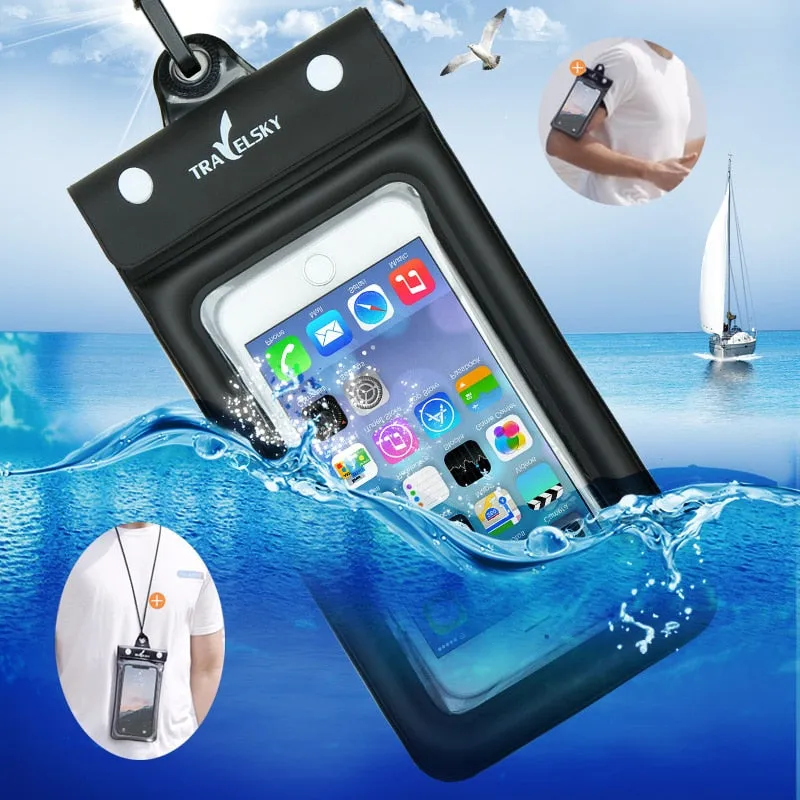 Airbag Waterproof Swimming Phone Case