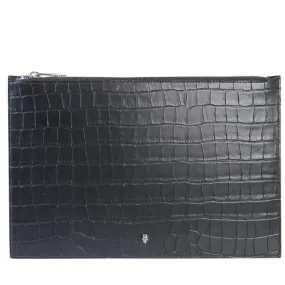 Alexander McQueen Embossed Zip-Up Clutch Bag