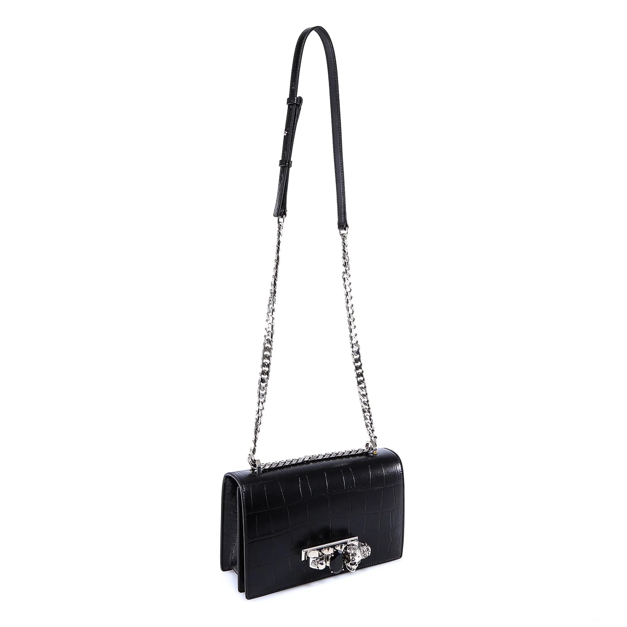 Alexander McQueen Jewelled Satchel Crossbody Bag