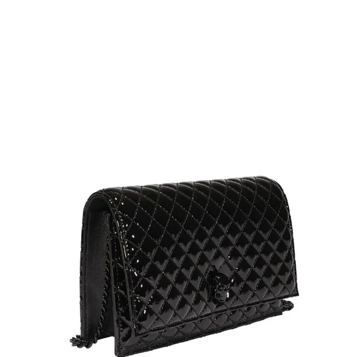 Alexander McQueen Quilted Skull Detail Shoulder Bag