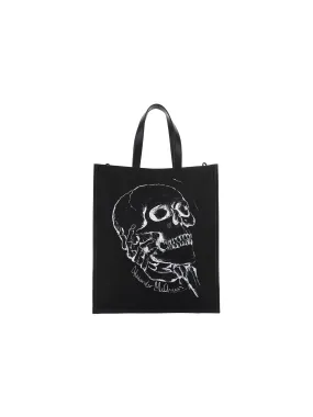 Alexander McQueen Skull Printed Tote Bag