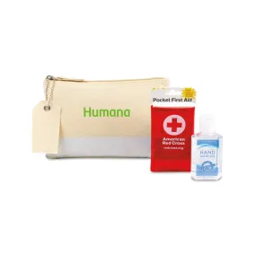 American Red Cross Pocket First Aid and Hand Sanitizer Bundle