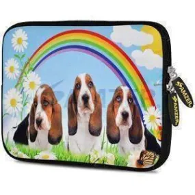 Amzer 10.5 Inch Neoprene Notebook Tablet/iPad Sleeve - Rainbow Spanials