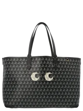 Anya Hindmarch I Am A Plastic Bag Eyes Printed Tote Bag