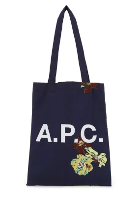 A.P.C. Floral Print Tote Bag