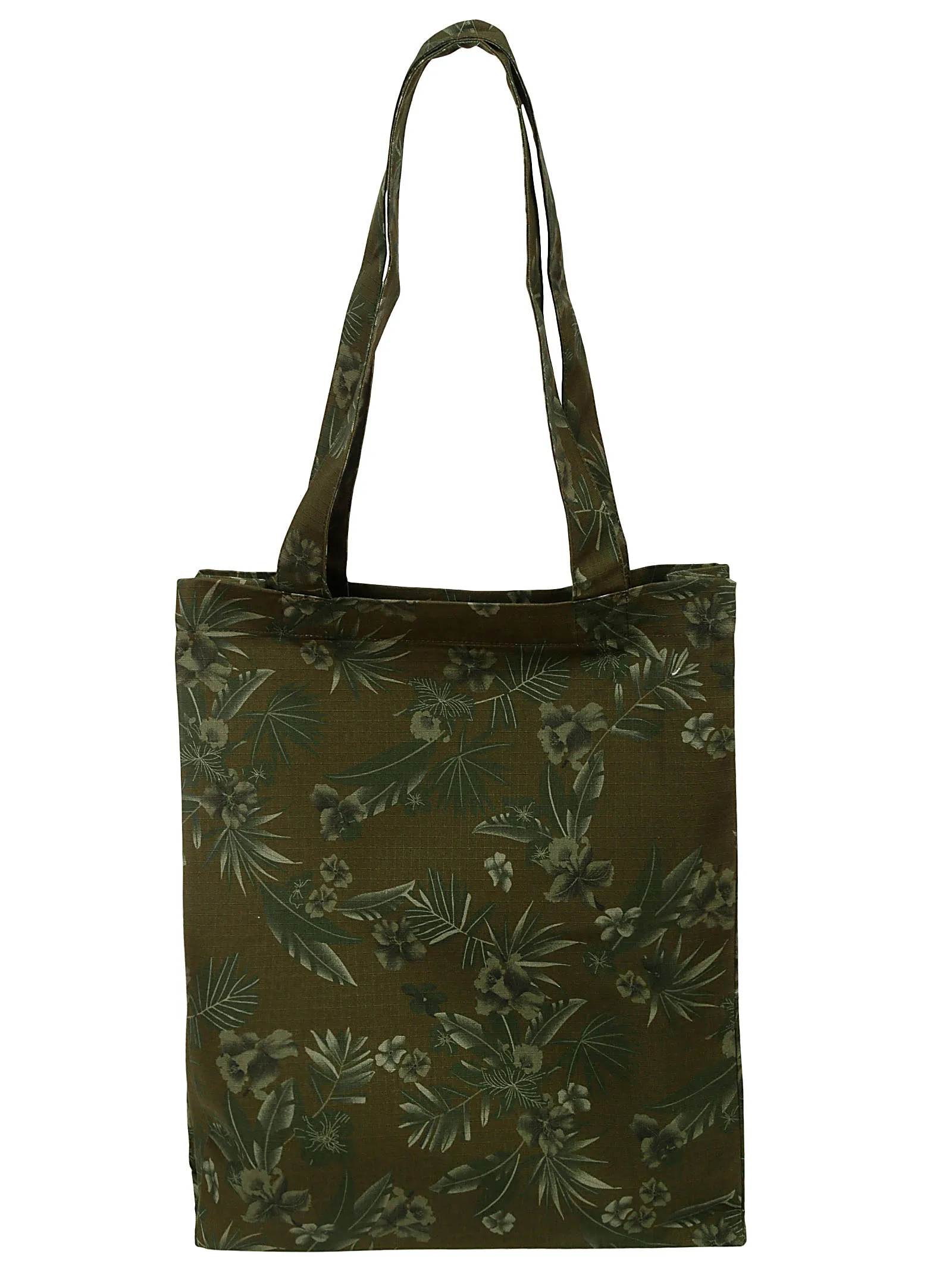 A.P.C. Logo Printed Camouflage Pattern Tote Bag