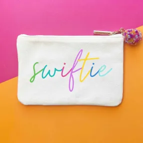 Aspen Lane Swiftie Script Canvas Pom Pouch