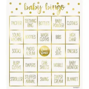 Baby Shower - Gold Bingo Kit