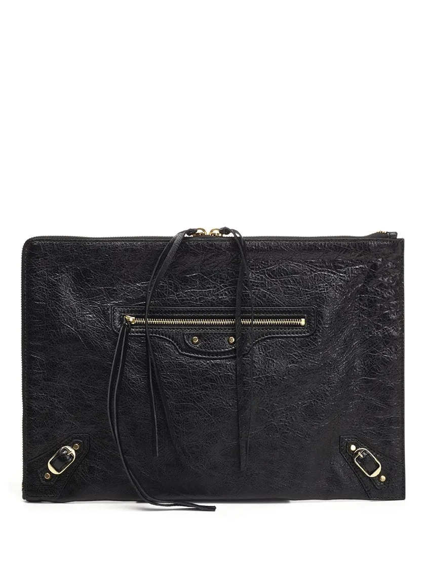 Balenciaga Arena Plain Clutch Bag