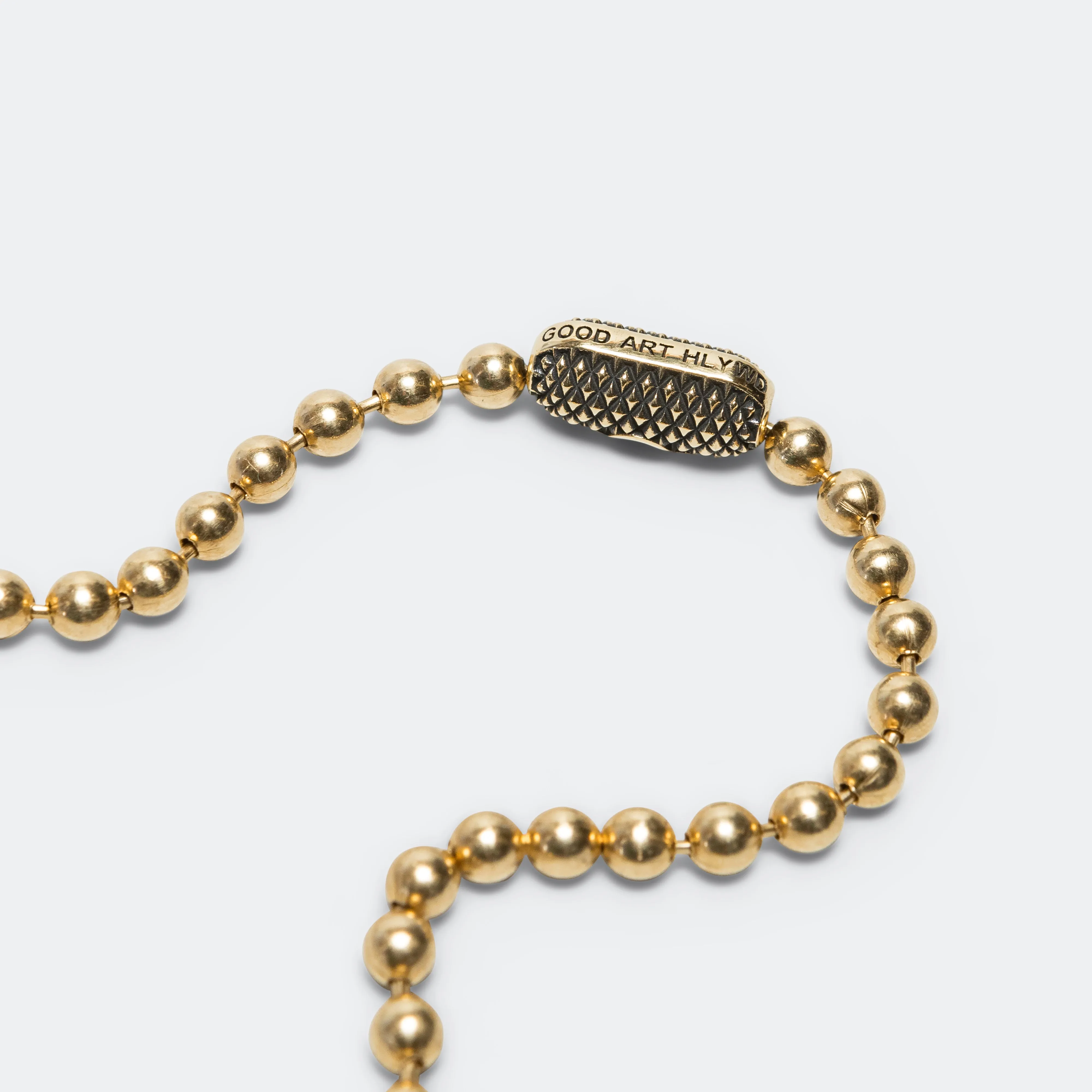 Ball Chain Necklace Goosebumps - A - 18K Gold