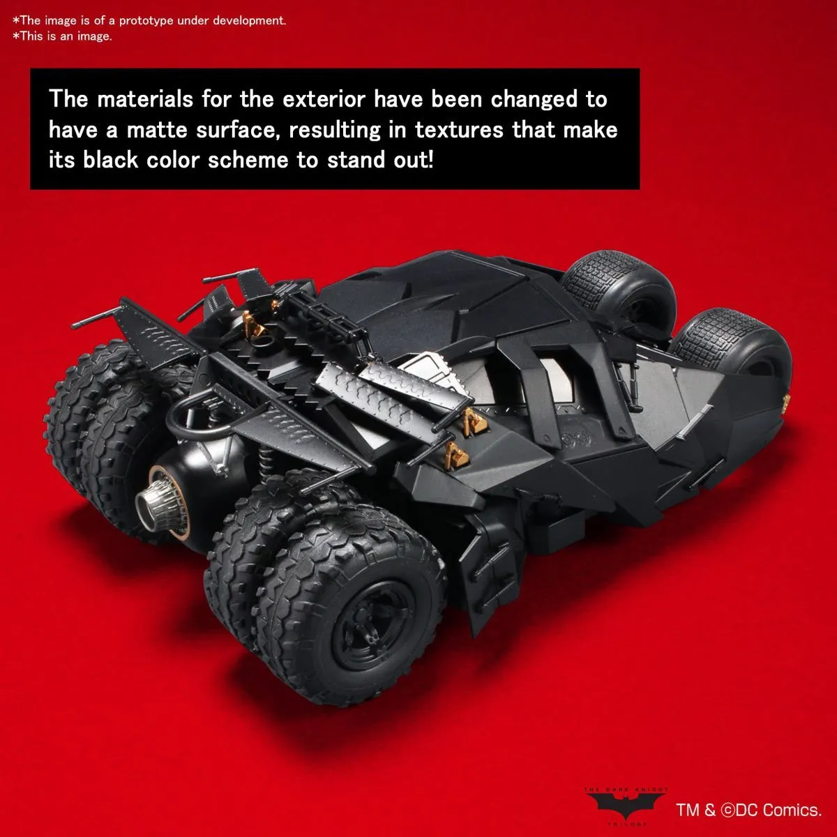 Batman Batmobile Batman Begins Version 1:35 Scale Model Kit - Bandai