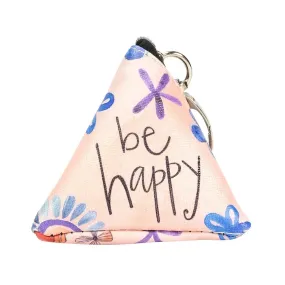 BE HAPPY TINY TRIANGLE BAG