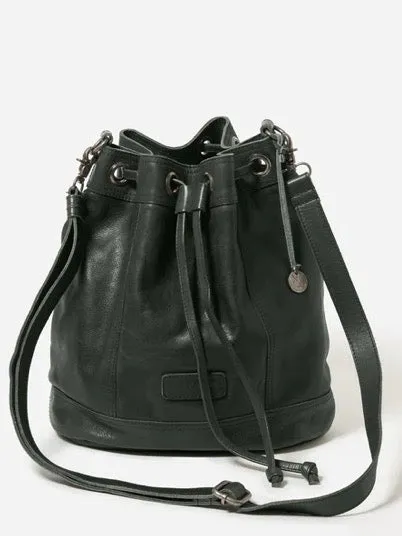 Belongil Bucket Bag Petrol