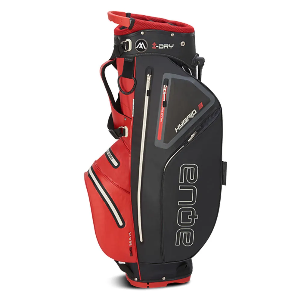 Big Max Aqua Hybrid 3 Stand Bag - Red/Black