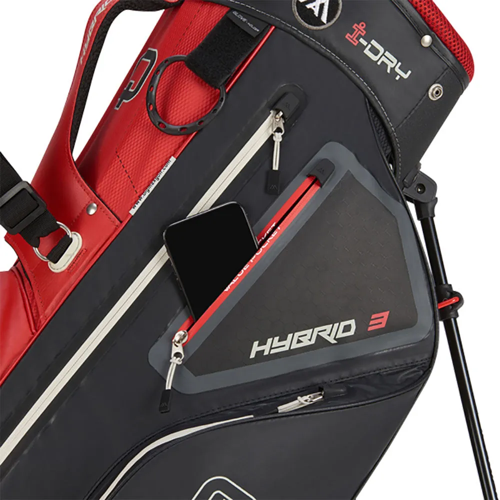 Big Max Aqua Hybrid 3 Stand Bag - Red/Black