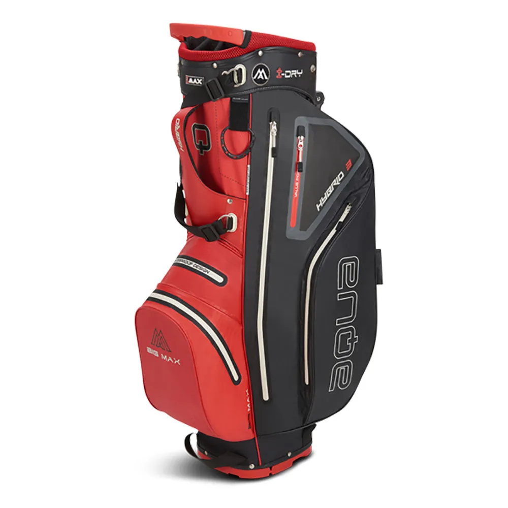 Big Max Aqua Hybrid 3 Stand Bag - Red/Black