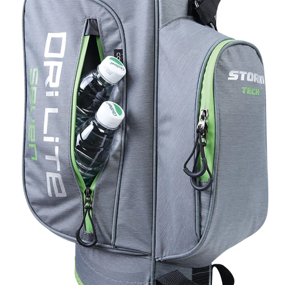 Big Max Dri Lite 7 Stand Bag - Storm/Silver/Lime