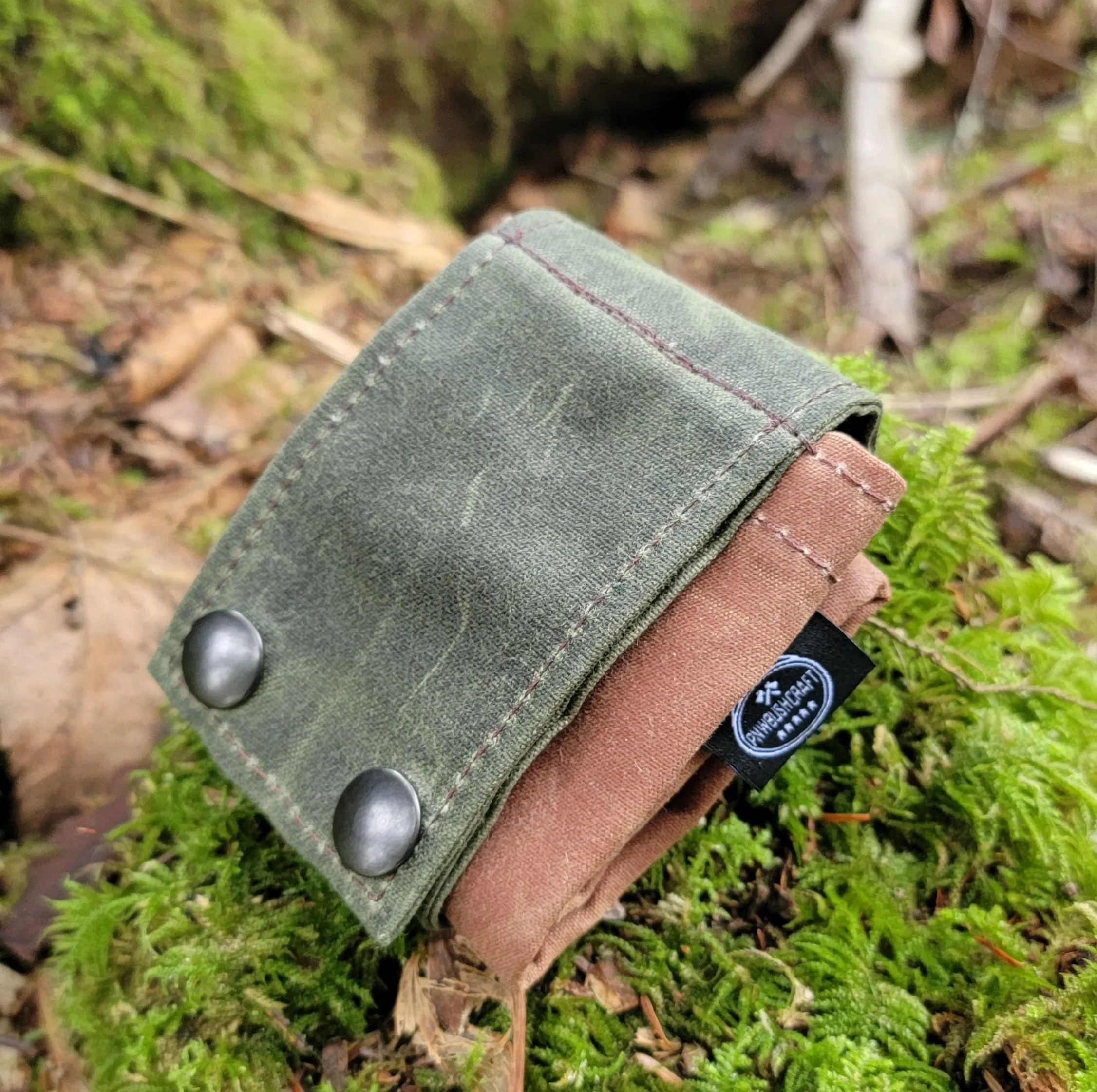 Bigger Waxed Canvas Foraging Pouch , Hip Bag * New*