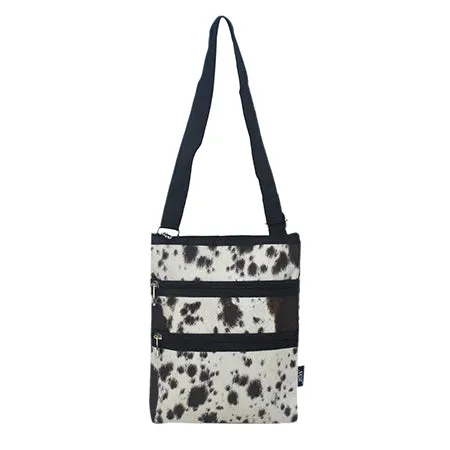 Black Cowhide NGIL Messenger Hipster Bag