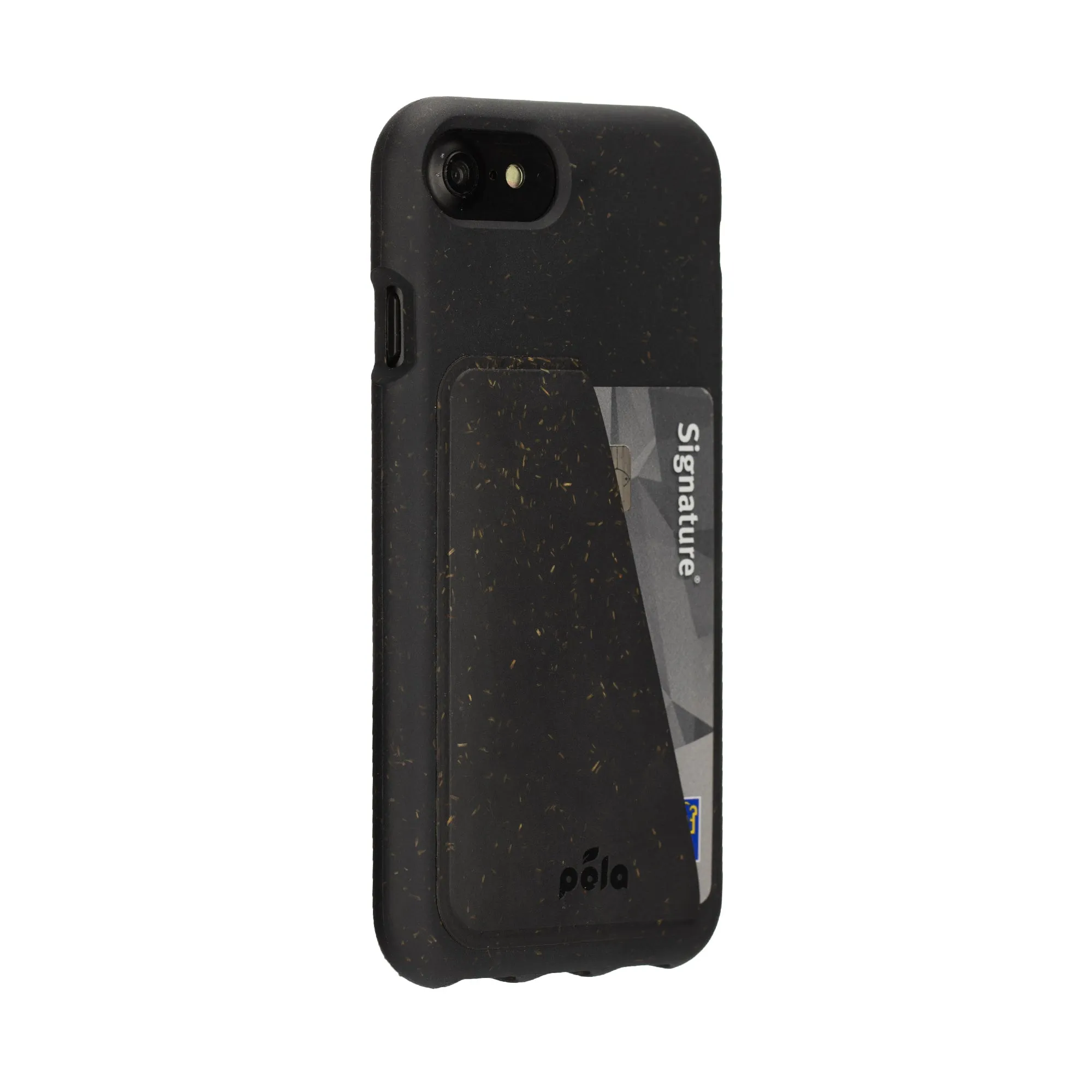 Black iPhone 6/6s/7/8/SE Wallet Case