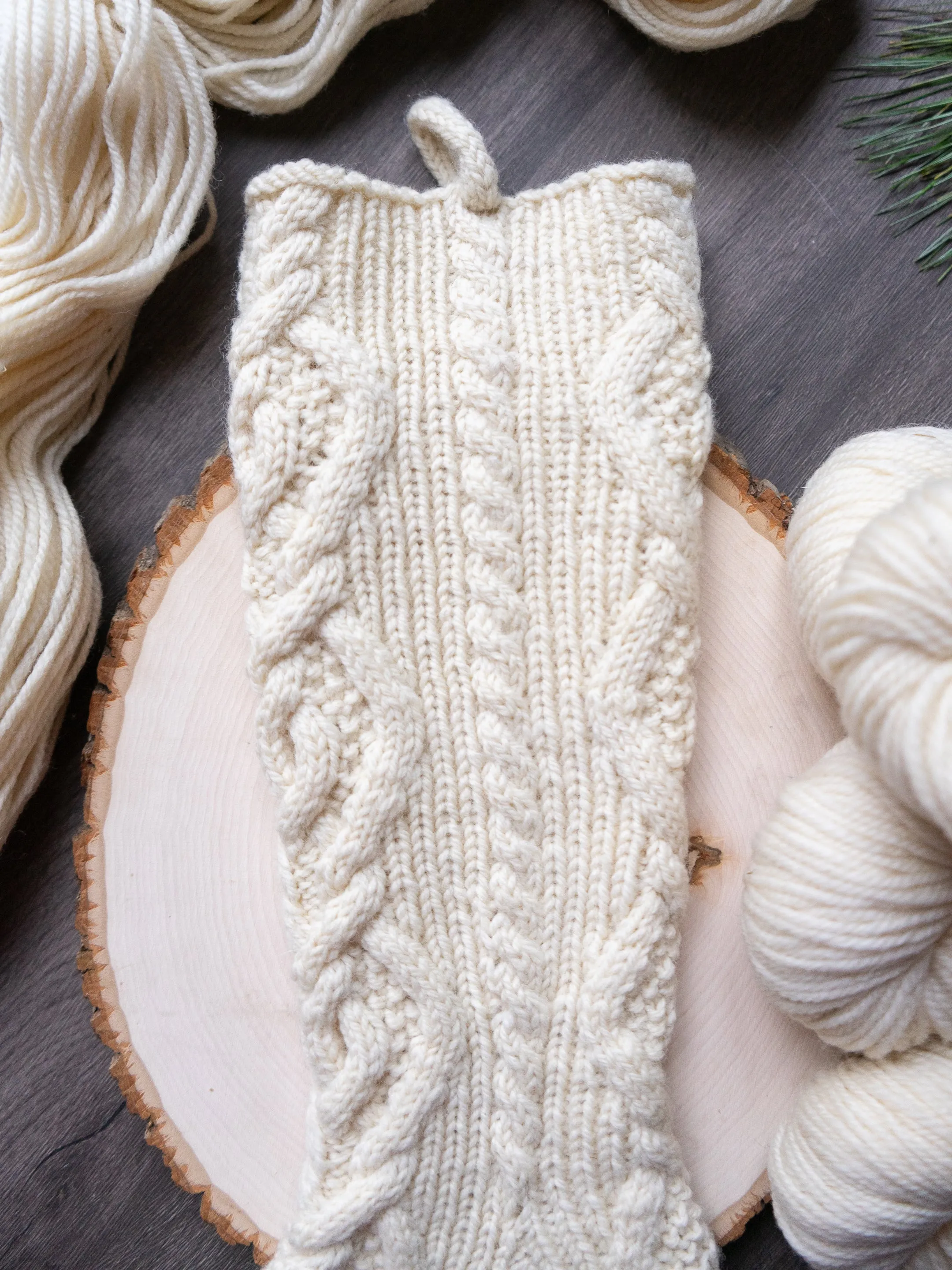 Bluff Harbour Stocking Kit <br><small>yarn & knitting pattern kit</small>