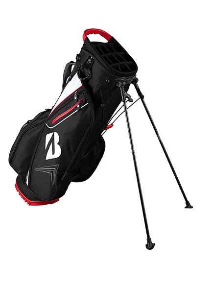 Bridgestone Golf 14-Way Divided Stand Bag - Black