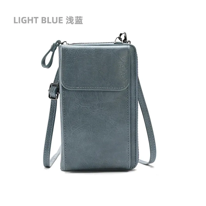 Buylor PU Leather Women Shoulder Bag Luxury 2023 Mobile Phone Bag Fashion Crossbody Bag Strap for Handbag Hasp Small Card Holder