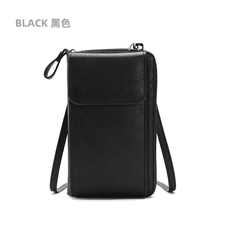 Buylor PU Leather Women Shoulder Bag Luxury 2023 Mobile Phone Bag Fashion Crossbody Bag Strap for Handbag Hasp Small Card Holder