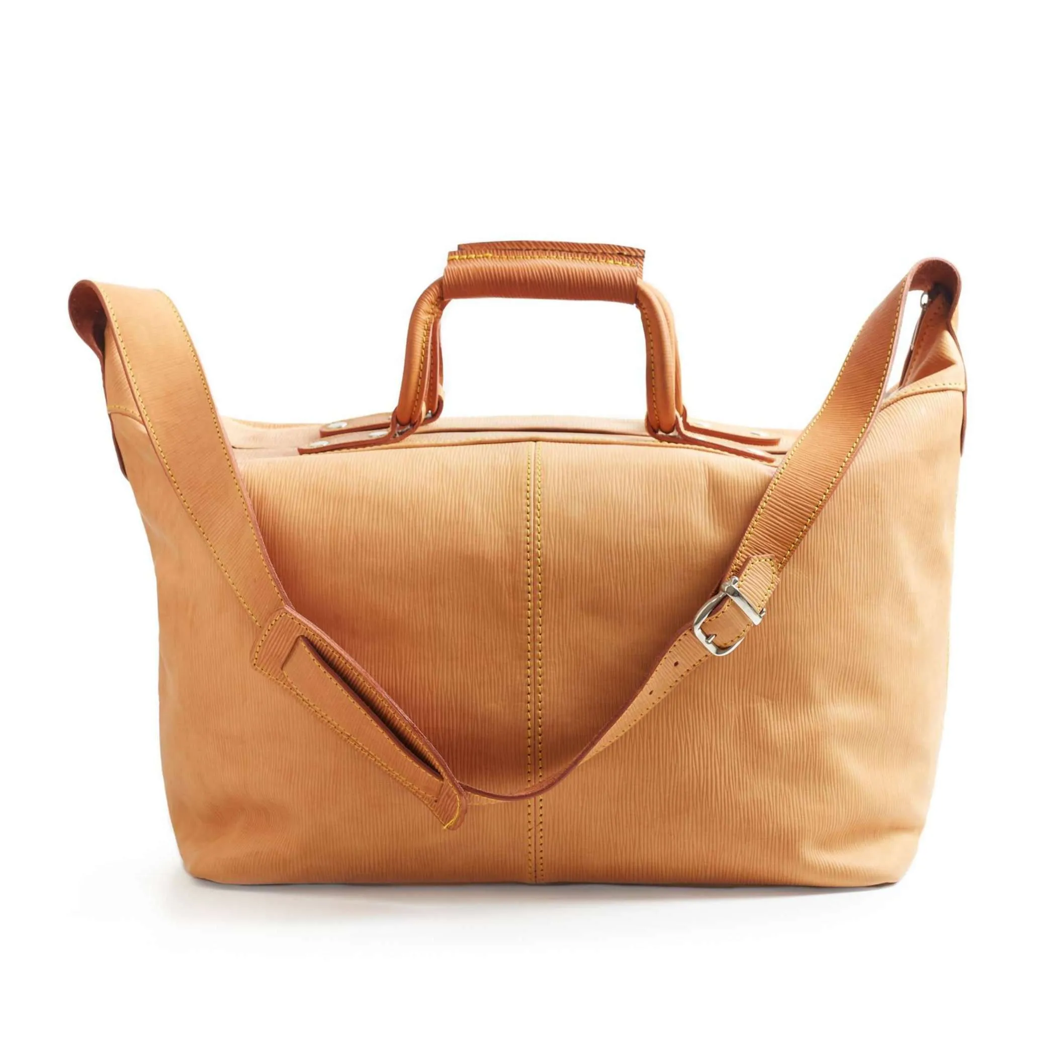 Camel genuine leather Palermo bag