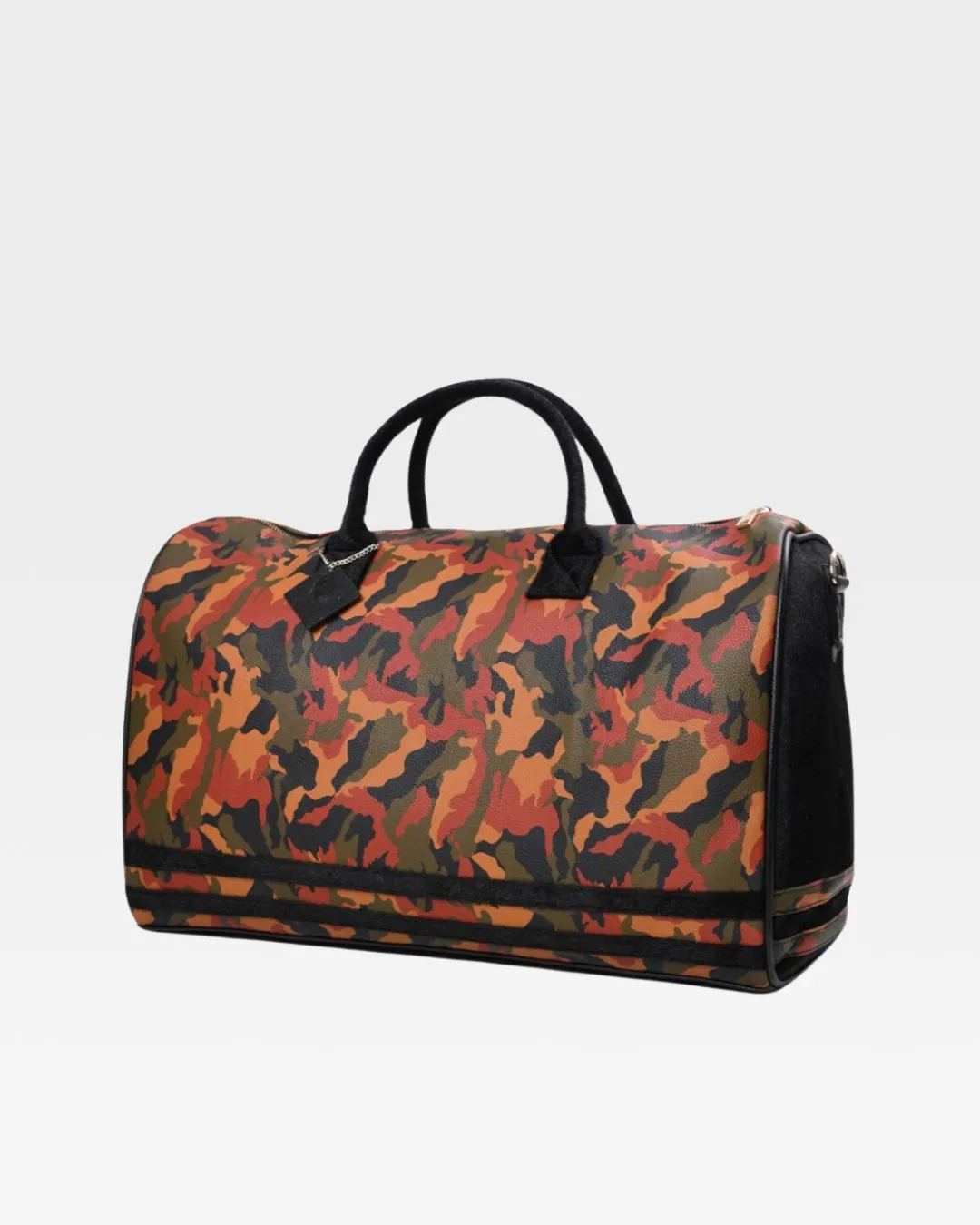 Camo Duffle Bag in Brown