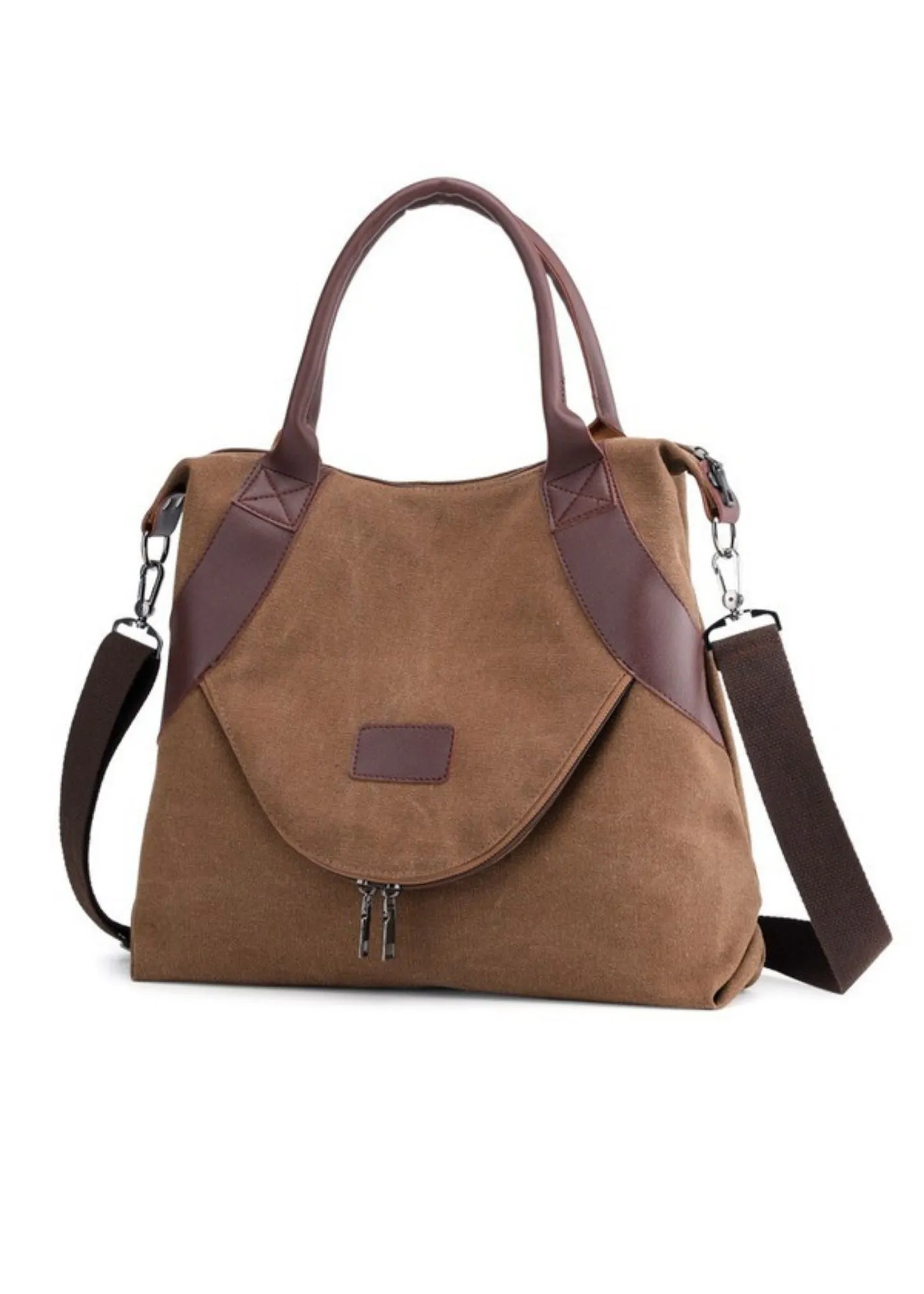 Canvas Crossbody Removable Strap Tote Bag - FINAL SALE