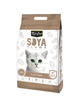 [CAT LITTER SALE] Kit Cat Soya Clump Cat Litter 7L (Coffee)