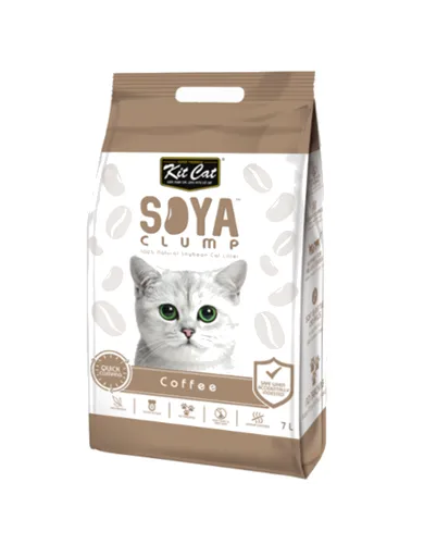 [CAT LITTER SALE] Kit Cat Soya Clump Cat Litter 7L (Coffee)