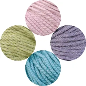 Chevron Stripes Baby Blanket Kit (Alyssum 8411, Globe Thistle 8424, Sea Holly 8420, Chive 8415)