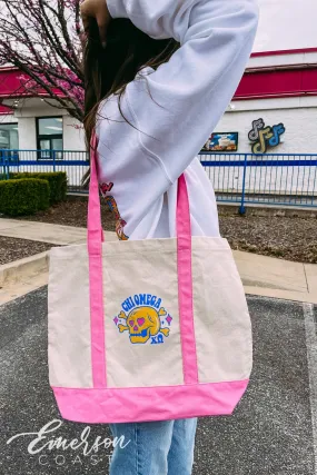 Chi Omega Skull Bid Day Tote