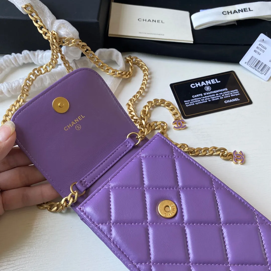 CHLPhone Holder Purple Bag For Women 15cm/6in