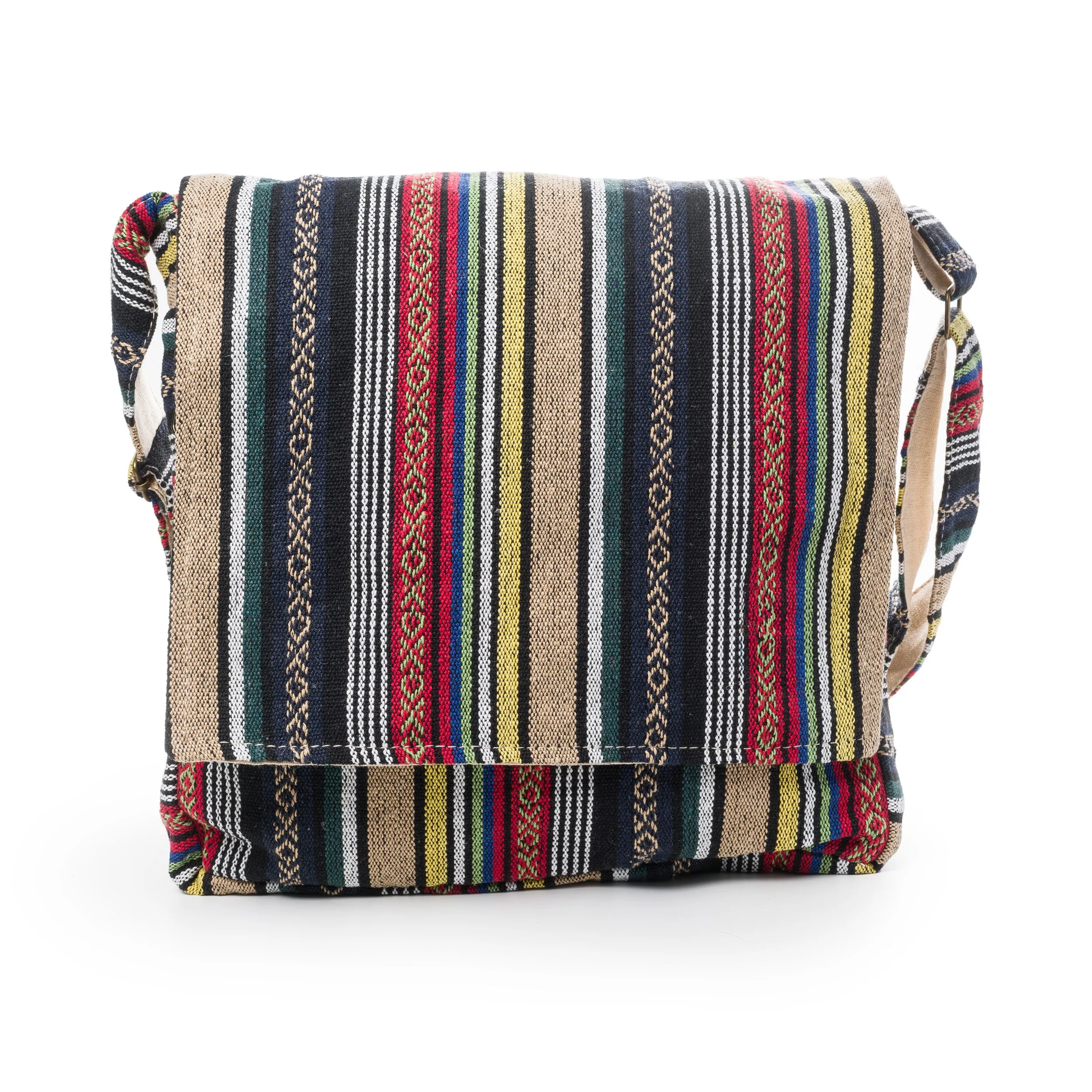 Core Hemp Crossbody Messenger Bag - Kushi