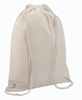 CT 401 Eco Friendly Cotton Draw String Bags Natural