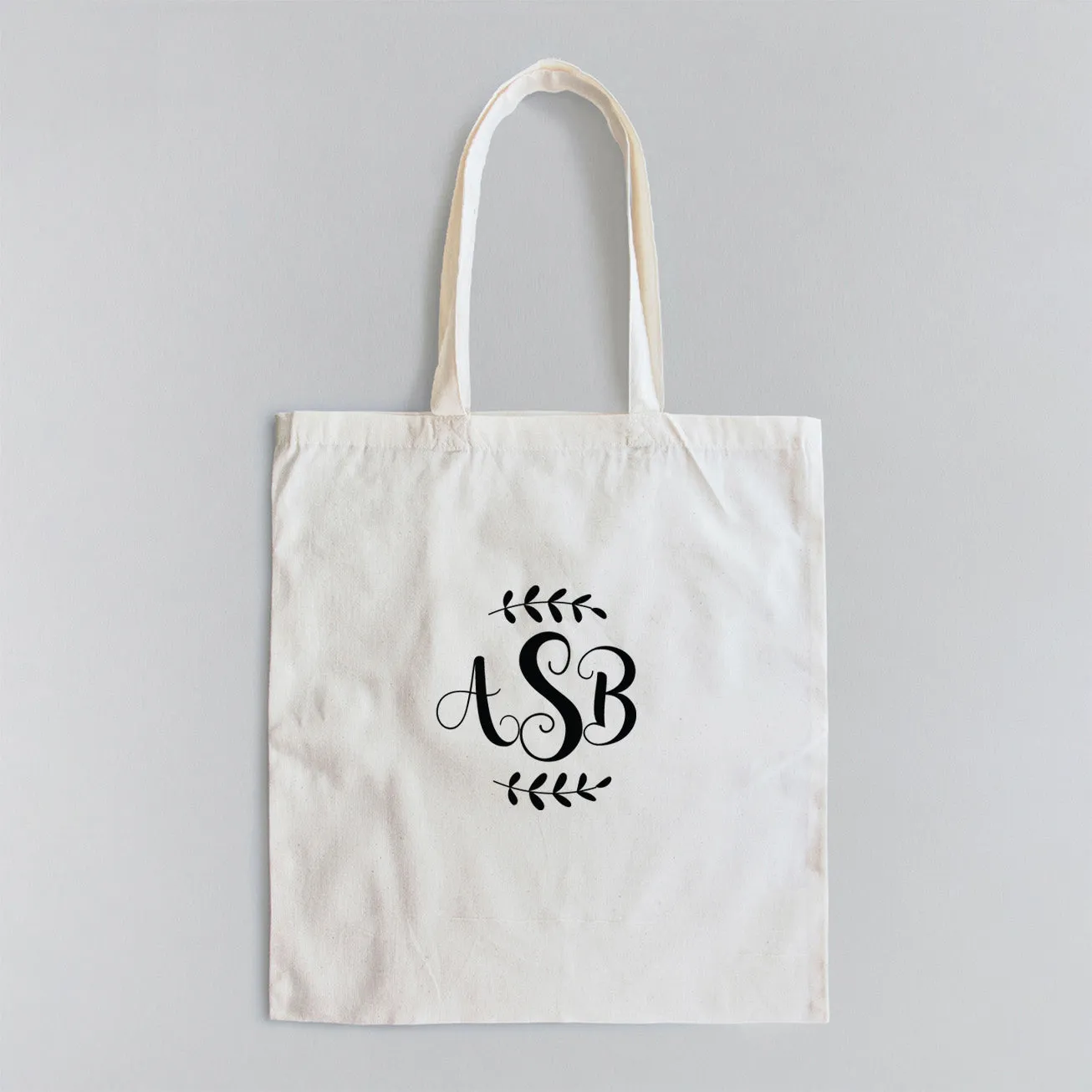 Custom Monogram - Tote Bag