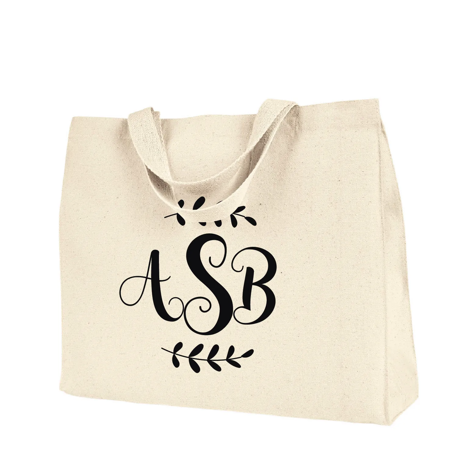 Custom Monogram - Tote Bag