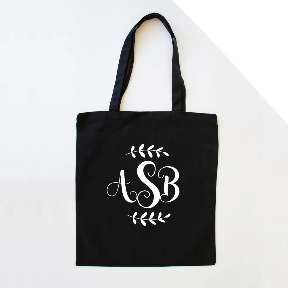 Custom Monogram - Tote Bag