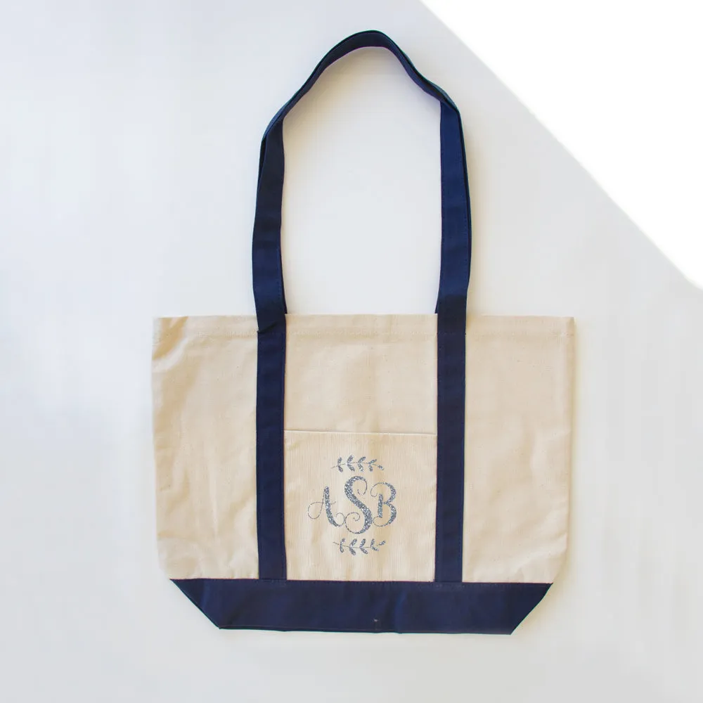 Custom Monogram - Tote Bag