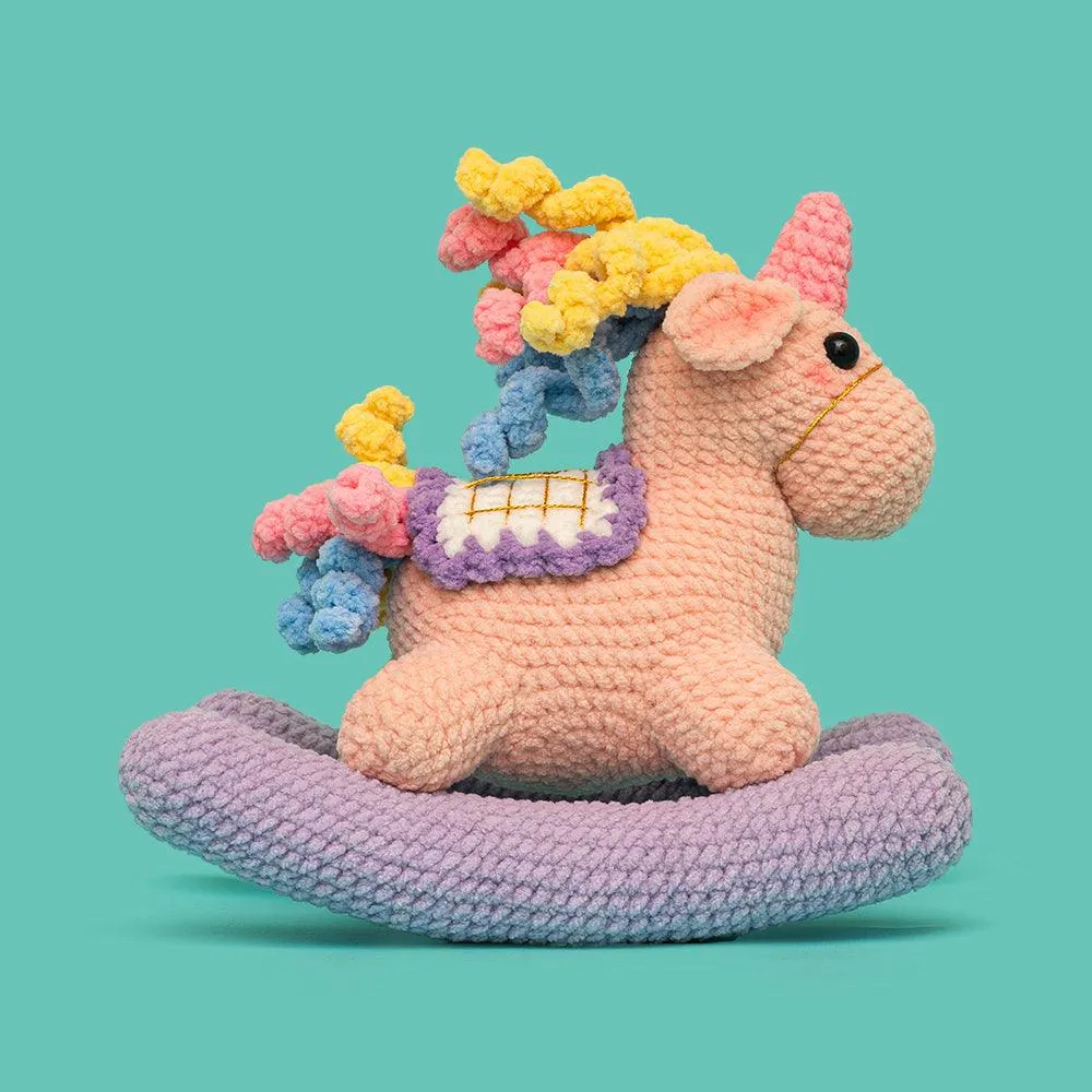 Cute Trojan Horse Unicorn Crochet Kit