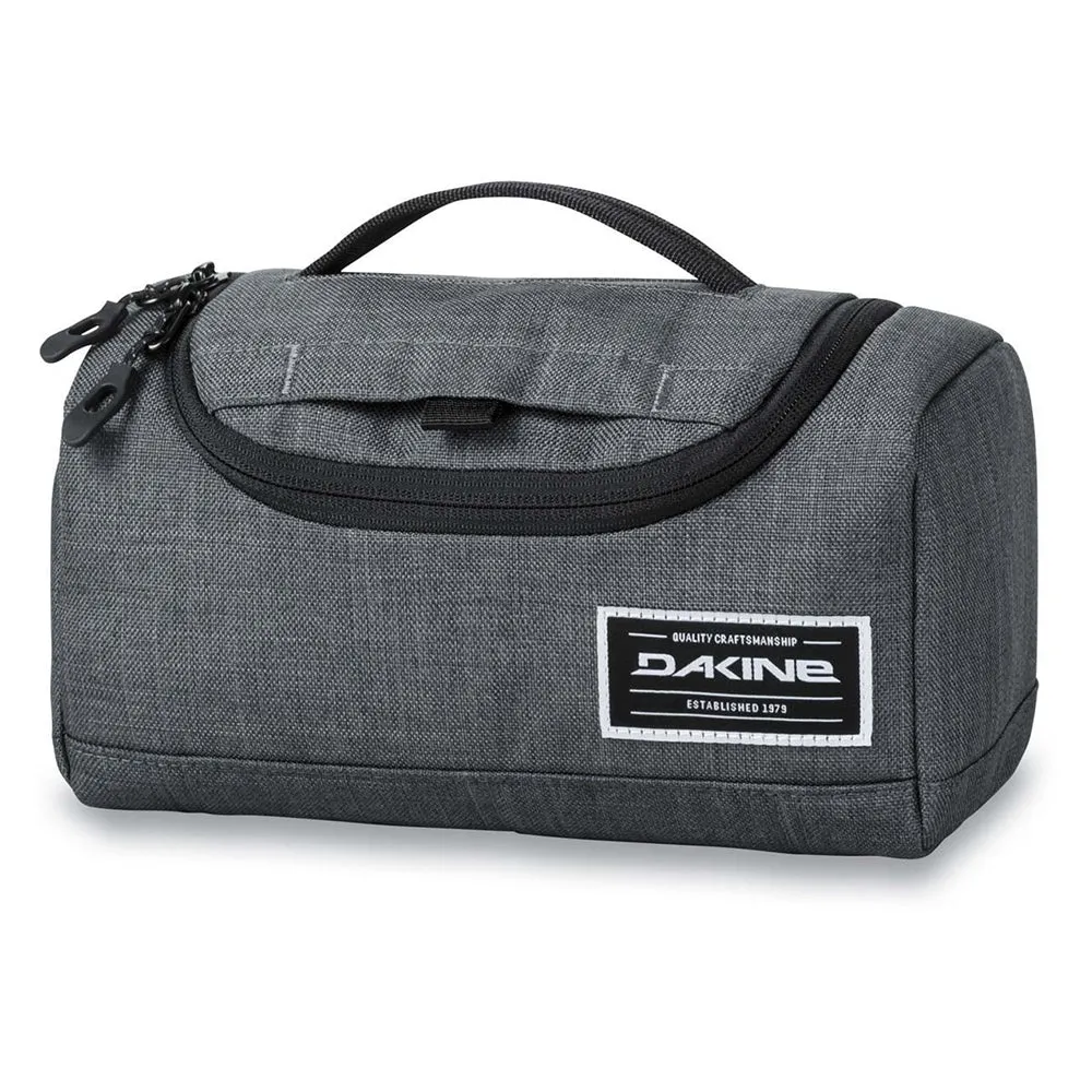 Dakine Unisex Revival Beauty Case Carbon Medium Travel Dopp Kit Bag - 10001813-CARBON